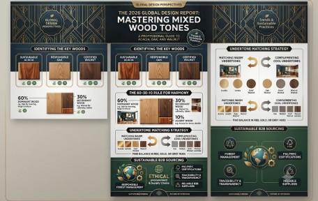 The 2026 Global Design Report: Mastering Mixed Wood Tones with Sustainable Acacia, Oak, and Walnut